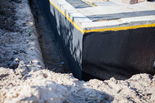 Professional Crawl Space Encapsulation technician working in Campbellsburg, KY